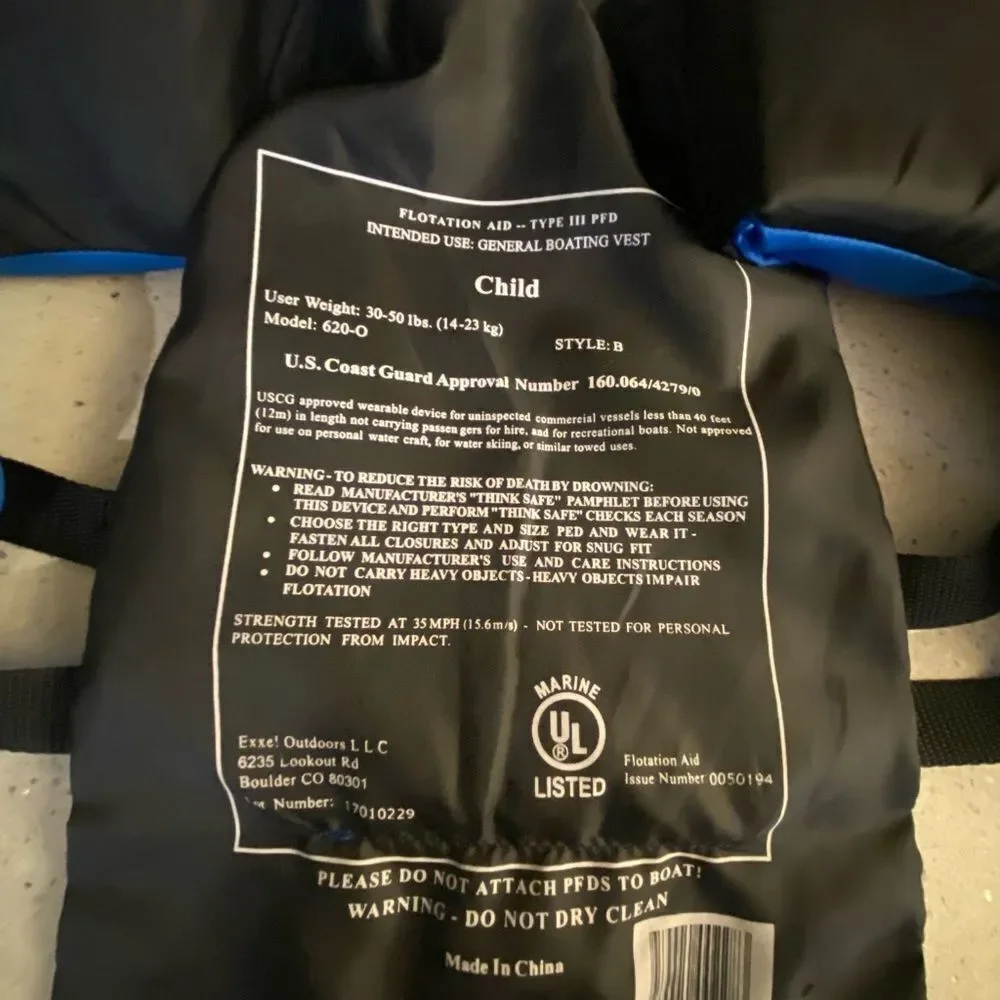 Children’s swimming vest